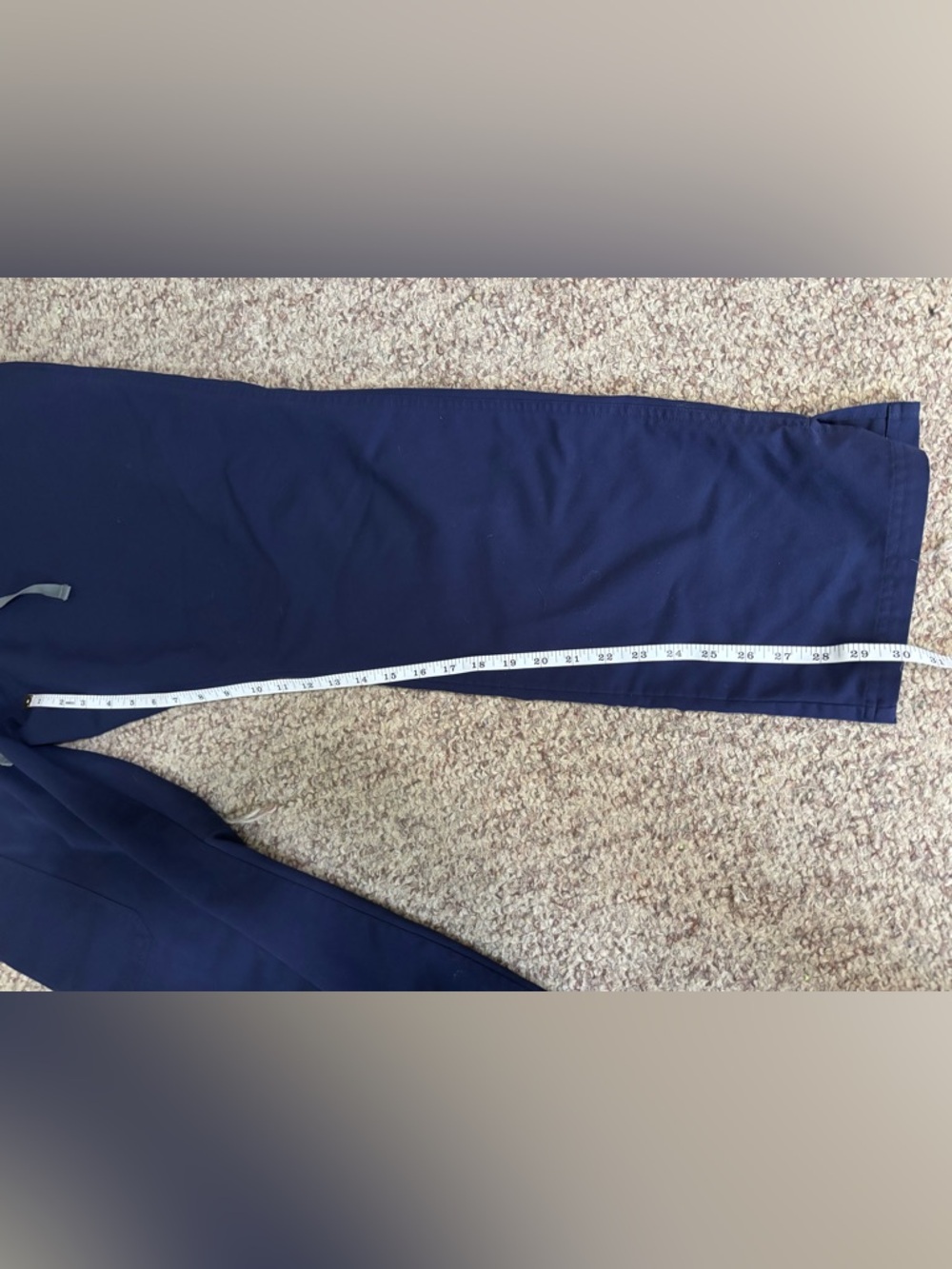 Figs Women’s Yola Navy Drawstring Cargo Scrub Pants - Picture 5 of 6